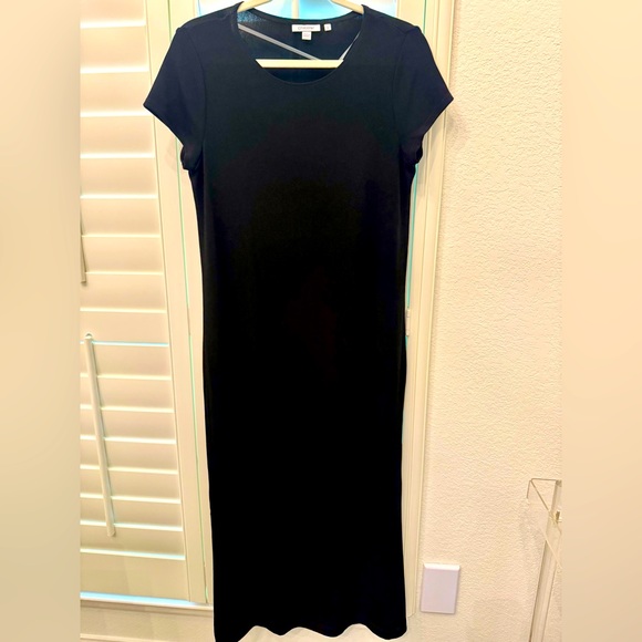 Chico’s Travelers Classic Maxi Dress in black size M (1) - Picture 2 of 4